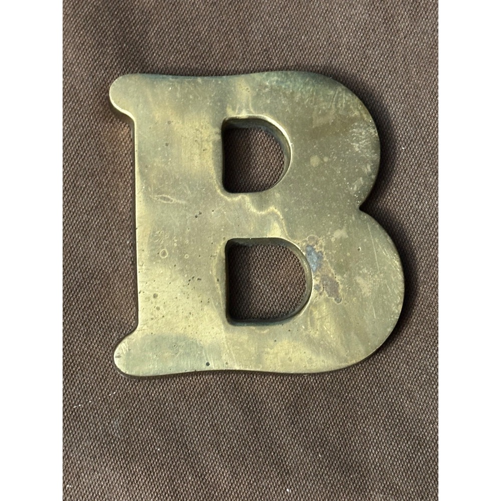 Solid Brass Letter‎ B Decorative Accent paperweight